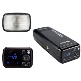 Godox AD200 200Ws 2.4G TTL Flash Strobe 1/8000 HSS Cordless Monolight with 2900mAh Lithium Battery o Cover 500 Full Power Shots and Recycle In 0.01-2.1 Sec